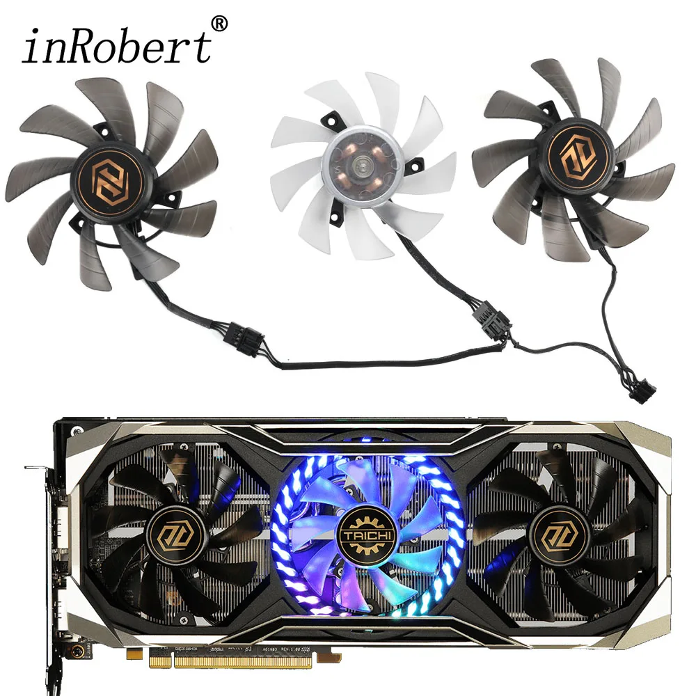 For ASROCK AMD Radeon RX 5700 XT Taichi X 8G OC+ 85MM T129215BU 75MM T