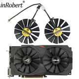 95MM PLD10010S12H RX580 470 Graphics Card Cooling Fan For ASUS ROG Strix GTX 1050 1080 GAMING GTX1050Ti 1080Ti GUP Fan