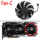 Video Card Fan For EVGA GeForce RTX 2080 Ti FTW3 ULTRA Triple 87MM PLD09220S12H RTX2080Ti Graphics Card Cooling Fan