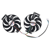 GTX 1660 Ti DUAL EVO Graphics Card Fan For ASUS Dual RTX 2060 SUPER 2070 EVO Video Card Cooling Fan