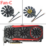 87MM PLD09210S12HH R9390 R9390X GTX980Ti Video Card Fan For ASUS STRIX R9 390 390X GTX 980 Ti Replacement Graphics Card GPU Fan
