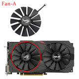 95MM PLD10010S12H RX580 470 Graphics Card Cooling Fan For ASUS ROG Strix GTX 1050 1080 GAMING GTX1050Ti 1080Ti GUP Fan