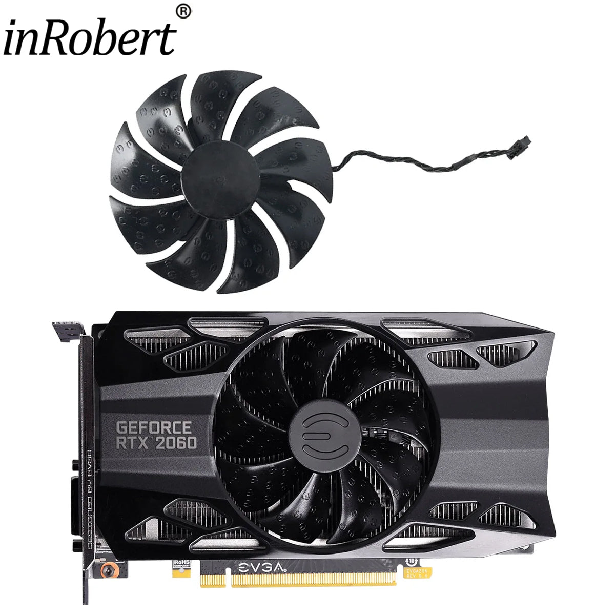 87MM PLD09220S12H RTX2060 Video Card Cooler Fans Replace For EVGA GTX