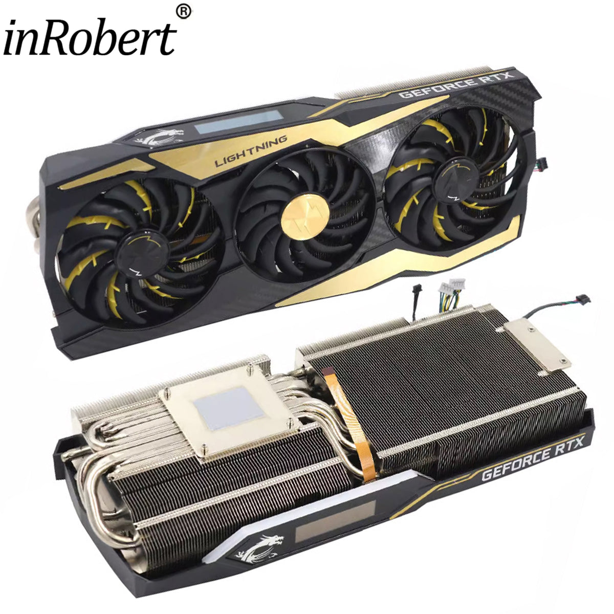 For MSI GeForce RTX 2080 Ti LIGHTNING Z Video Card Heatsink Original R