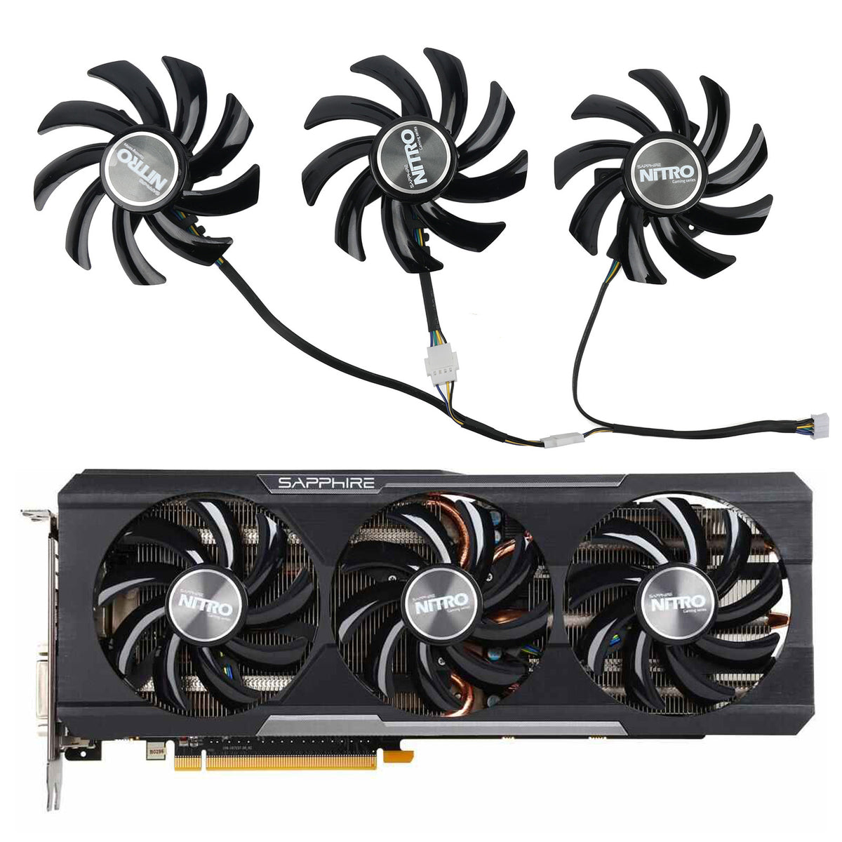買い保障できる SAPPHIRE For Fan Cooling GPU 390X R9 85mm Radeon 390 R9 冷却パーツ・ファン