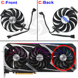 95mm CF1010U12S Graphics Card Fan Replacement For ASUS ROG STRIX RTX 3070 3080 Ti 3090 GAMING GPU Cooler RX 6700 XT/6800