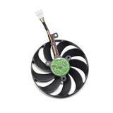 inRobert T129215SU 4 pin + 6pin +7 pin GPU Cooler Video Card Replacement Fan for ASUS RTX 2060 2070 2080 5700 Gaming Graphics Card Fan