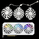 95mm CF1010U12S Video Card Fan For ASUS ROG STRIX RTX 3070 3080 Ti 3090 GAMING White GPU Cooler