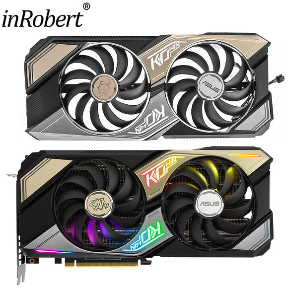 For ASUS KO GeForce RTX 3060Ti 3070 3060 V2 8GB GDDR6 Video Card Fan with Case