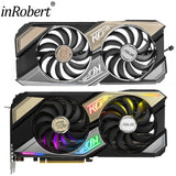 For ASUS KO GeForce RTX 3060Ti 3070 3060 V2 8GB GDDR6 Video Card Fan with Case