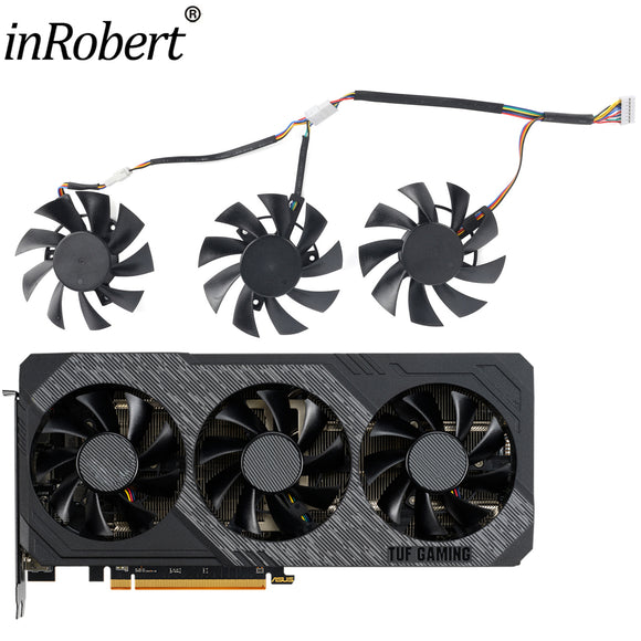 75MM PLA08015S12HH Video Card Fan Cooler For ASUS Radeon RX 5700 5700XT GTX 1660 1660Ti TUF X3 OC Graphics Card Cooling Fan