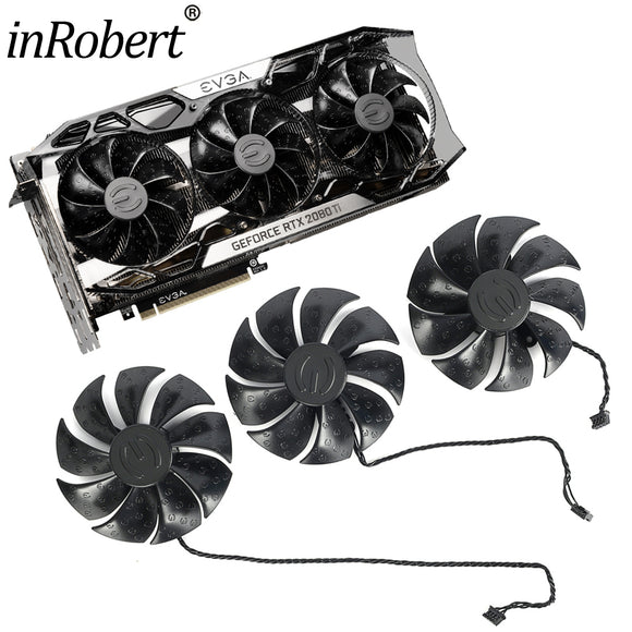 Video Card Fan For EVGA GeForce RTX 2080 Ti FTW3 ULTRA Triple 87MM PLD09220S12H RTX2080Ti Graphics Card Cooling Fan