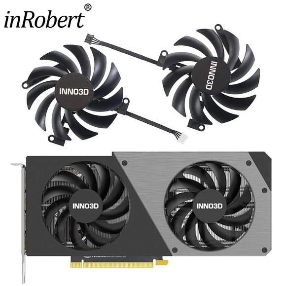 For INNO3D GeForce RTX 4060 TWIN X2 OC 85MM CF-12915S Graphics Card Replacement Fan