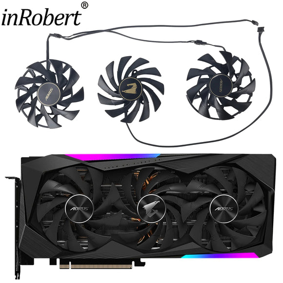 For Gigabyte AORUS  RTX 3060 Ti ，3070 MASTER 95MM PLD10015B12H 4Pin Video Card Replacement Fan