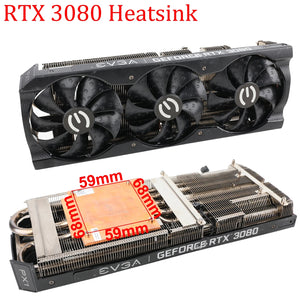 For EVGA GeForce RTX 3060Ti 3070 3080 3080Ti 3090 XC3 BLACK GAMING Replacement Graphics Card GPU Heatsink Without Fan