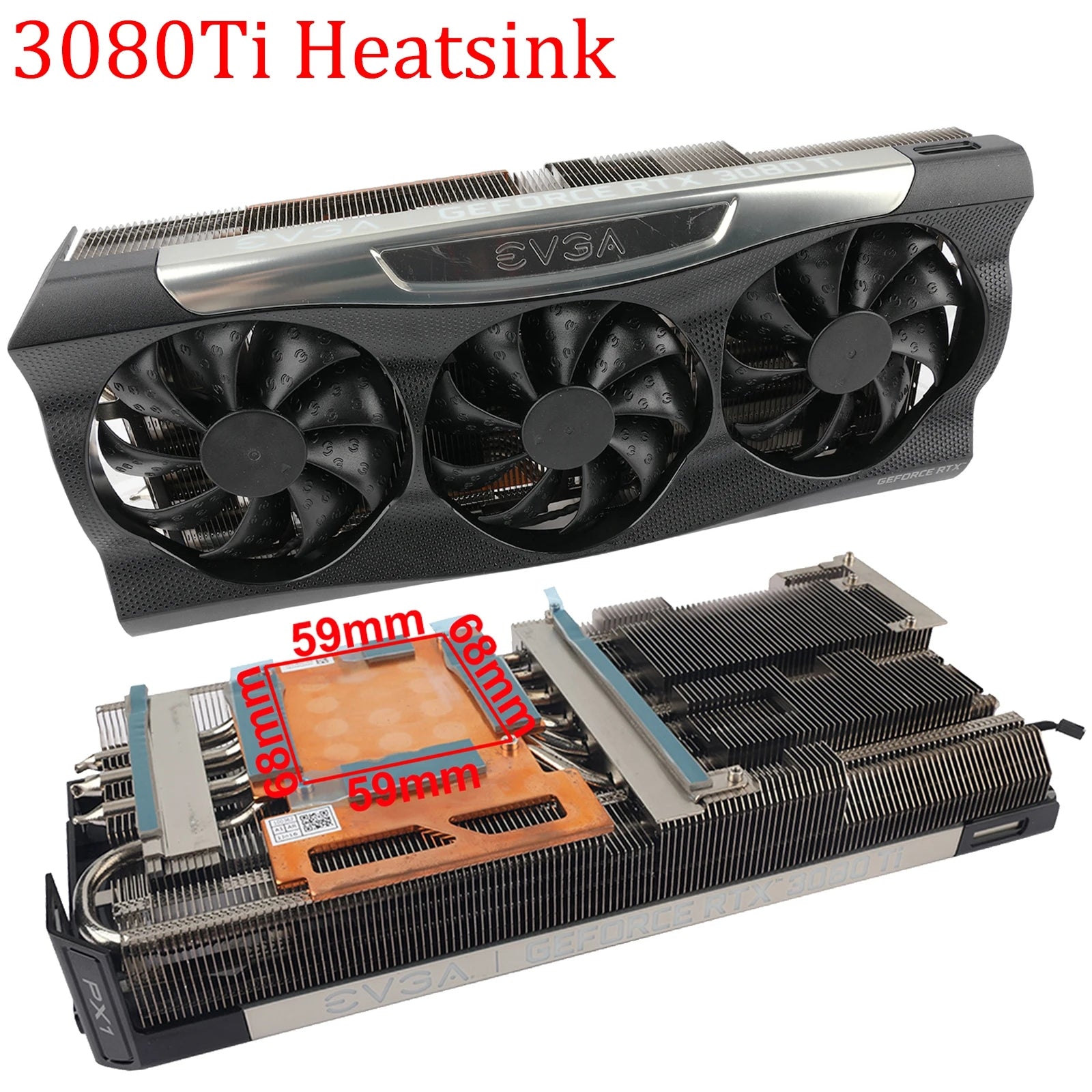 New Video Card Heatsink For EVGA RTX 3080 Ti FTW3 Ultra Gaming