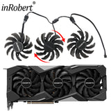78mm PLD08010S12HH Graphics Card Fan Replacement For Gigabyte GTX 1660 1660Ti SUPER RX 5500 5600 5700 XT