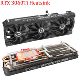 For EVGA GeForce RTX 3060Ti XC3 BLACK GAMING Graphics Card Replacement Heatsink / Aluminum Block / Shell