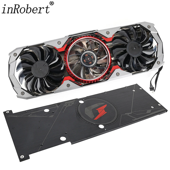 Heatsink Cooler Fan Replacement For Colorful iGame GeForce RTX 2080 Ti Advanced OC-V RTX 2080 SUPER Graphics Video Card