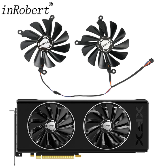 95mm CF1010U12S Video Card Cooler Fan Replacement For XFX Radeon RX 5700 XT 8GB THICC II Ultra Graphics Card Cooling Fan