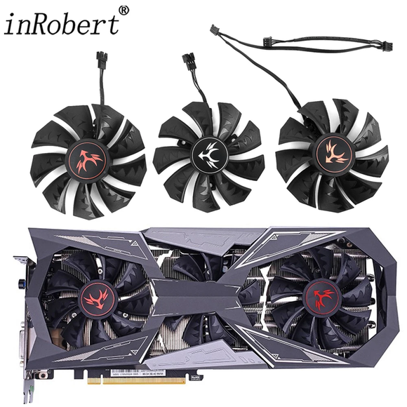 Video Card Fan For Colorful iGame GeForce GTX 1060 1070 1080 1070Ti 1080Ti 85MM PLA09215B12H 83MM PLD09210B12HH GPU Fan