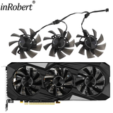 For Asrock AMD Radeon RX 5600 XT Challenger PRO T128015SH 4pin Video Card Replacement Fan