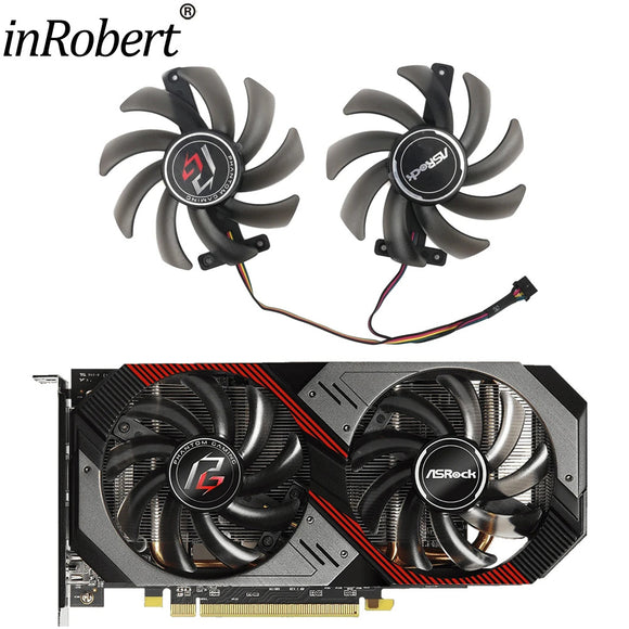 ASROCK AMD Radeon RX 5500XT 5600XT Phantom Gaming D2 6G OC 85MM PVA080E12R Graphics Card Replacement Fan