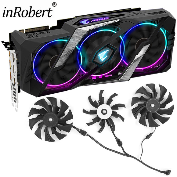 95MM PLD10015B12H Cooling Fan Replacment For Gigabyte AORUS GeForce RTX 2060 2070 2080 Ti SUPER 8G Graphics Card