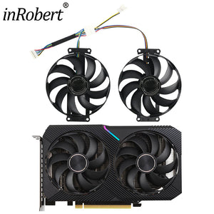 Graphics Card Cooling Fan Replacement For ASUS Dual GTX 1650 1660 Super Mini, RTX 2060 2070 3060 Ti Dual Mini