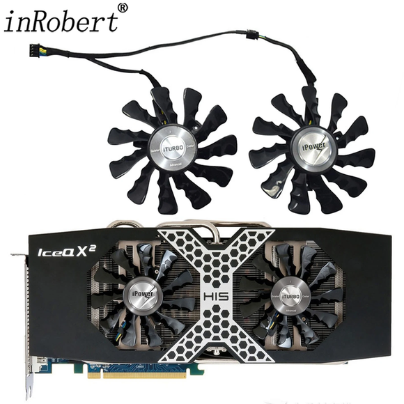 HIS R9 270, 280, 285, 290, HD 7950, 7970X IceQ X2 GPU Fan Replacement