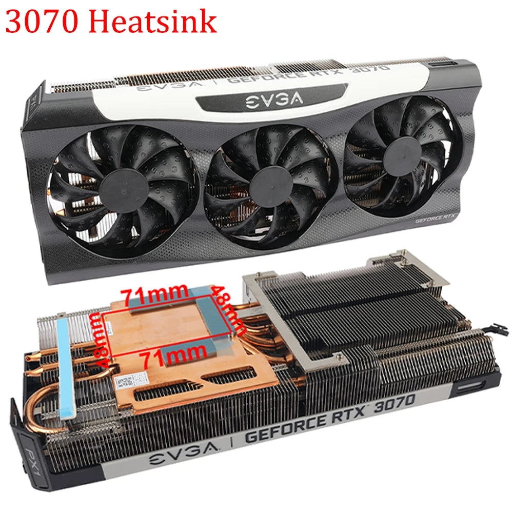 Original GPU Heat Sink For EVGA RTX 3070 FTW3 ULTRA GAMING Graphics Ca
