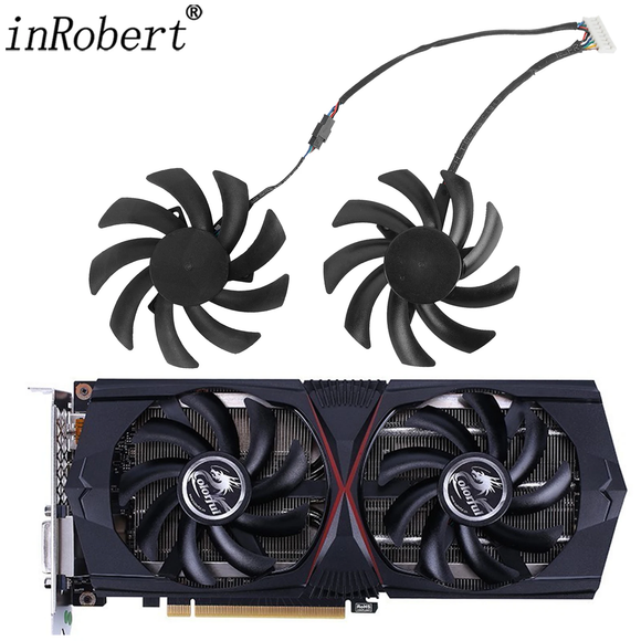 2Pcs/Lot 85MM 8Pin Cooler Fan Replacement For Colorful GeForce RTX 2060 6G-V Graphics Video Card Cooling Fans