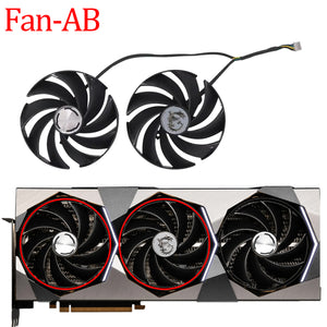 For MSI RTX 4080 4090 SUPRIM X 16GB Video Card Replacement Fan