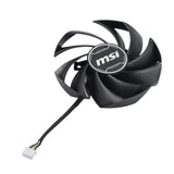 For MSI RTX 4060 Ti VENTUS 2X Balck 95MM PLD10010S12HH Video Card Replacement Fan
