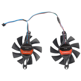 For Colorful GeForce GTX 950 960 1050 1060 1050Ti iCafe Twin V2 P106-100 Video Card Fan 75MM GTX960 GTX950 GTX1050 GPU Fan