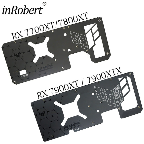 RX7700XT RX7800XT RX7900XT RX7900XTX Backplate For ASUS AMD Radeon RX 7700 7800 7900 XT 7900 XTX Gaming Graphics Card Replacement Backplane