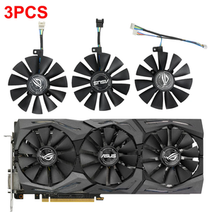 inRobert PLD09210S12HH Video Card Cooling Fan for ASUS Strix R9 390X 390 RX480 RX580 GTX 980Ti 1060 1070 1080 Graphic Card