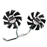 For ASrock AMD Radeon RX 580 570 Phantom Gaming 75MM FD8015U12D Graphics Card Replacement Fan