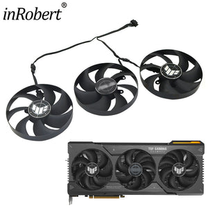 For ASUS AMD Radeon RX7900XT RX7900XTX Gaming Graphics Card Replacement Fan