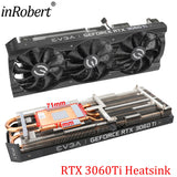 For EVGA GeForce RTX 3060Ti XC3 BLACK GAMING Graphics Card Replacement Heatsink / Aluminum Block / Shell