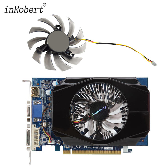 For Gigabyte GTX 630 570 PLD08010S12H 75MM 3Pin Graphics Card Replacement Fan