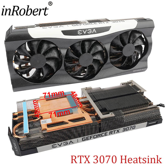 Original GPU Heat Sink For EVGA RTX 3070 FTW3 ULTRA GAMING Graphics Card Heatsink Cooling Fan