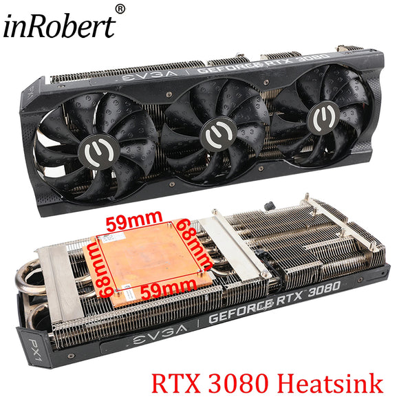 For EVGA GeForce RTX 3060Ti 3070 3080 3080Ti 3090 XC3 BLACK GAMING Replacement Graphics Card GPU Heatsink Without Fan