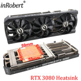 For EVGA GeForce RTX 3060Ti 3070 3080 3080Ti 3090 XC3 BLACK GAMING Replacement Graphics Card GPU Heatsink Without Fan