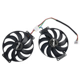 GTX 1660 Ti DUAL EVO Graphics Card Fan For ASUS Dual RTX 2060 SUPER 2070 EVO Video Card Cooling Fan