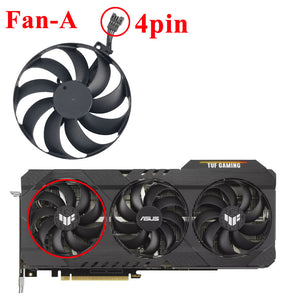 Fan Replacement For ASUS TUF RTX 3060 3060Ti 3070 3070TI 3080 3080Ti 3090 Graphics Video Card Cooling Fan