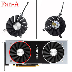 Vidoe Card Fan For NVIDIA GeForce RTX 2080 2080Ti Founders Edition 85MM DAPA0815B2UP001 DAPA0815B2UP004 GPU Cooling Fan