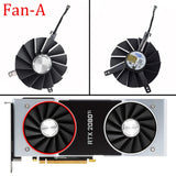 Vidoe Card Fan For NVIDIA GeForce RTX 2080 2080Ti Founders Edition 85MM DAPA0815B2UP001 DAPA0815B2UP004 GPU Cooling Fan