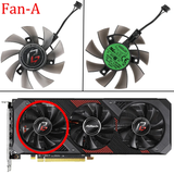 75MM T128015SH Cooler Fan Replacement For ASROCK AMD Radeon RX 5600 XT Phantom Gaming D3 6G OC Graphics Video Card Fans