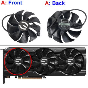 New 87mm PLA09215S12H 12V 0.55A 4Pin GPU Cooling Fan Replacement For EVGA RTX 3070 3080 3090 XC3 BLACK GAMING Graphics Card